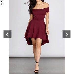 Maroon Dress